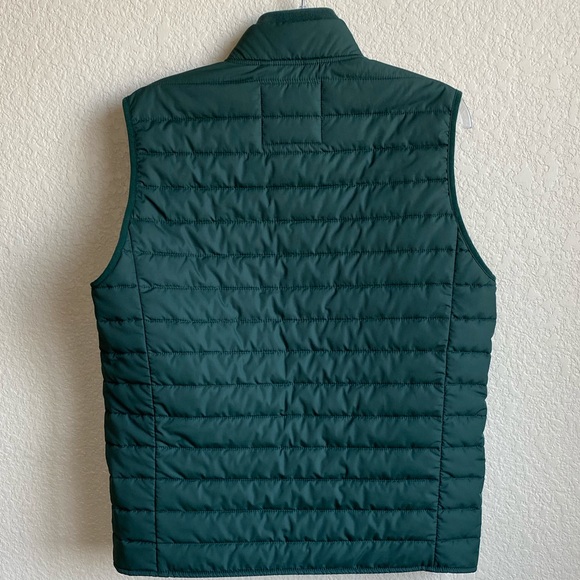 J. Crew Green Quilted Vest Women’s or Men’s - Picture 7 of 9